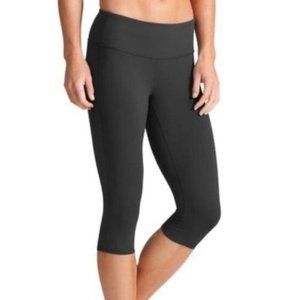 Athleta Capri Crop Black Leggings Tights Small